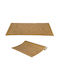 MRShome Antirutsch Badematte Hölzernes DF-0044002 Natürliches Braun 50x80cm