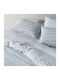 Kentia Trubi Set Bed Sheets Single 160x270cm Petrol (3pcs)