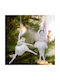 Weihnachtsbaumschmuck Acrylic Ballerina 14 Cm Irisierende Effekt Set 2 Stück
