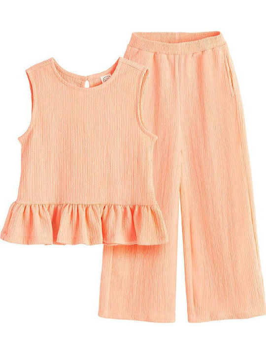Kids Set with Pants Summer 2 Pieces Orange
