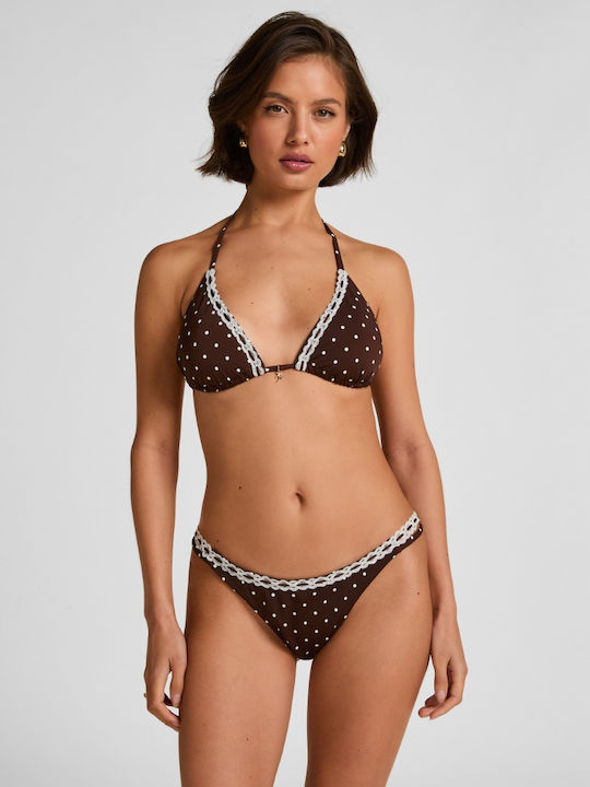 Bikini Brazil Ψηλόμεσο Καφέ