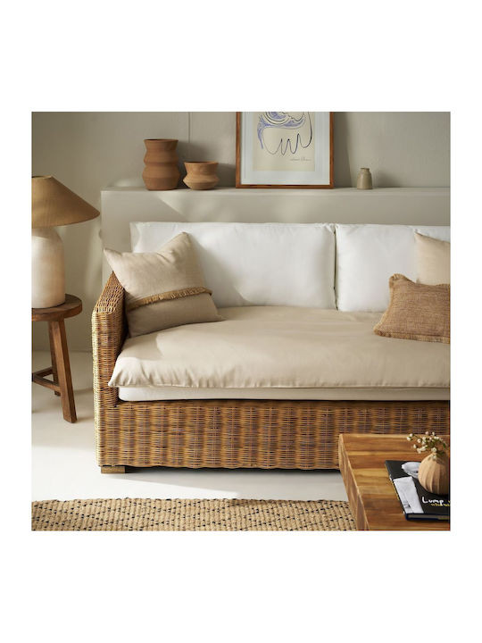 Gofis Home Topper Ριχτάρι Πολυθρόνας 80x200εκ. Warm Beige