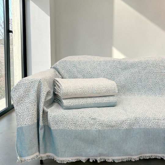 Linea Home Lyn Τετραθέσιου Καναπέ Π180xΜ320cm Πετρολ