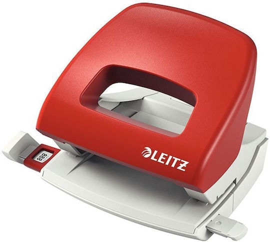Перфоратор Leitz 5038 16 Листа 25 Червен