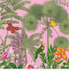Caspari Party Napkins Dinner Paradise Garden Pink 19x19cm 20 Pieces