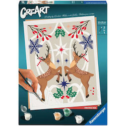Ravensburger Creart Pictură de Crăciun cu Reni Ravensburger Creart Pictură de Crăciun cu Reni