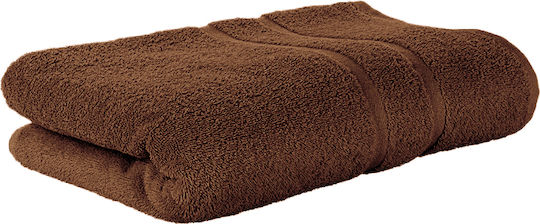 Hotelhandtuch Gesicht 90x50cm Braun
