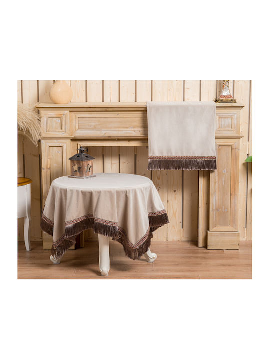 Liolios Home Tablecloth Cream 160x260cm