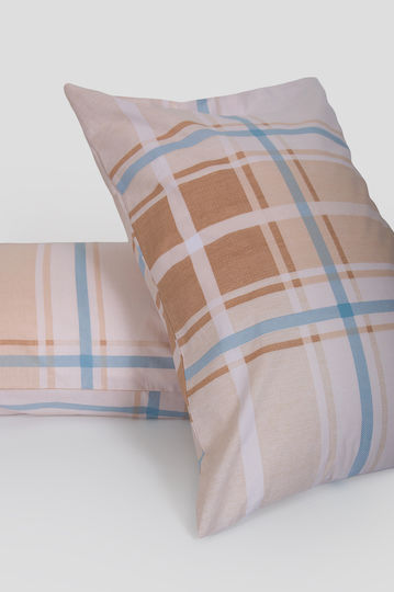Biokarpet Throw Pillow Case Naf Naf Summit 153 Andes Beige Set of Throw Pillow Cases