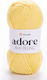 Adore Yarnart 332 Yellow Knitting Yarn Anti Pil...