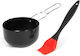 Silicone Brush Iron 11.5x6.6 Cm Bbq Grill Marinating