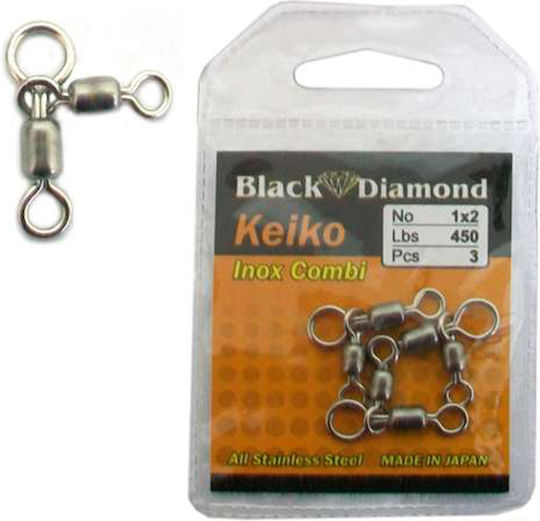 Sârmă Split Ring Black Diamond Keiko Inox Combi 2x3 340lbs
