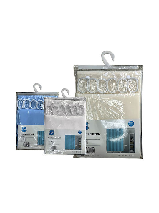 HOMie Shower Curtain Fabric 180x180cm Solid Color