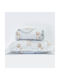 Borea Kids Single Quilt Set with Pillowcase Goodnight Sky Blue 160x220cm