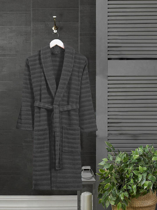Халат с Яка Графит 350гр/м²