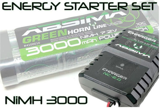 Nc 2.0 Charger Set Nimh 3000mah 7.2v Battery