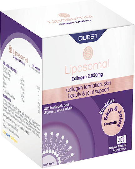 Quest Liposomal Collagen 2850mg with Vitamin C and Hyaluronic Acid 30 Sachets