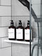MRShome Wall Mounted Bathroom Shelf Plastic 32x11.5x11.7cm White