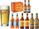 Ποτηρι Μπιρας Cisk 400 Ml 2x Cisk Excel 330m 2x Cisk Export 330ml 6x Kinnie 330ml .2x Kinnie Spritz
