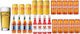 Ποτηρι Μπυρας Cisk 400ml 10x Kinnie 330ml 3x Cisk 330ml 3x Cisk 500ml 4 X Spritz 250m 4x Cooler Strawberry 275 Ml