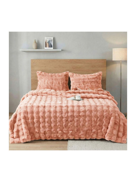 Olia Home Κουβέρτα Γούνινη Μονή 160x200εκ. Σάπι...