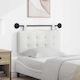 vidaXL Leather Bed Headboard Cushion White 100x...