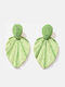Desiree Gestrickte Grüne Ohrringe