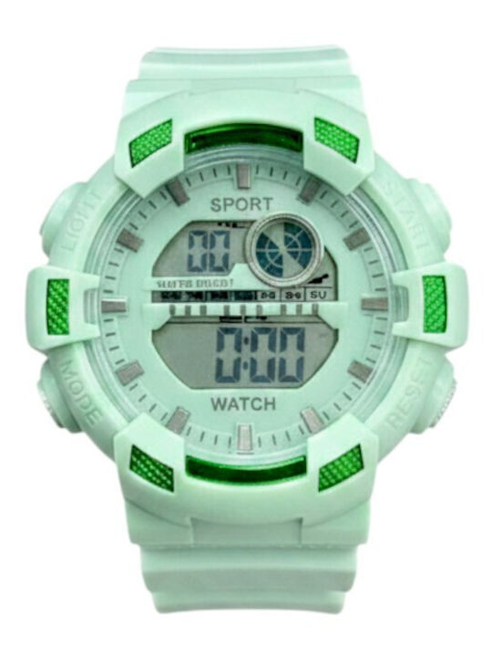 Digital Womens Watch 40mm Battery with Green Me...