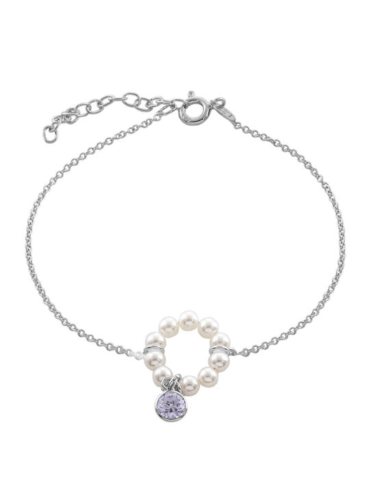 Loisir Women's Silver Bracelet