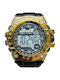 Digital Men's Watch 40mm Battery with Black Metal Bracelet