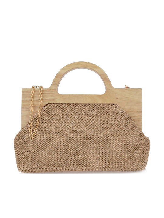 Exe Straw Women's Handbag Beige