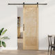 Sliding Door Orkdal Natural Black 73.5 x 211 cm...