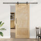 Sliding Door Orkdal Natural 86 x 211 cm Solid P...