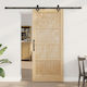 Sliding Door Orkdal Natural 86 x 198.5 cm Solid...