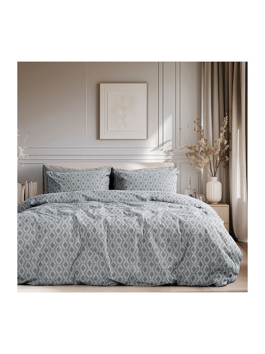 Beauty Home Cotton Duvet Cover Set 170x250cm Si...