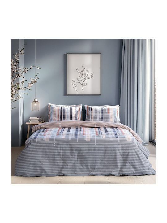 Beauty Home Cotton Duvet Cover Set 170x250cm Si...