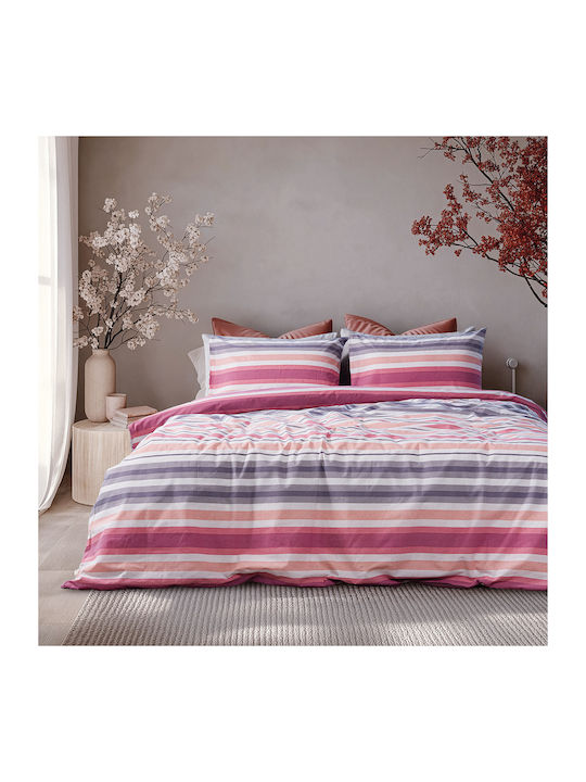 Beauty Home Cotton Duvet Cover Set 170x250cm Si...