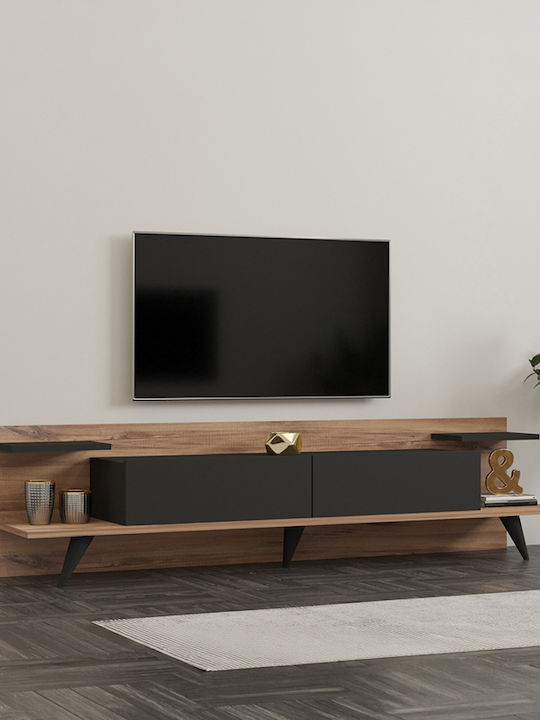 TV Stand Astry Walnut L180xW36.8xH45cm