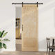 Schiebetür Natürliche 83 X 232 cm Massivholz Ki...