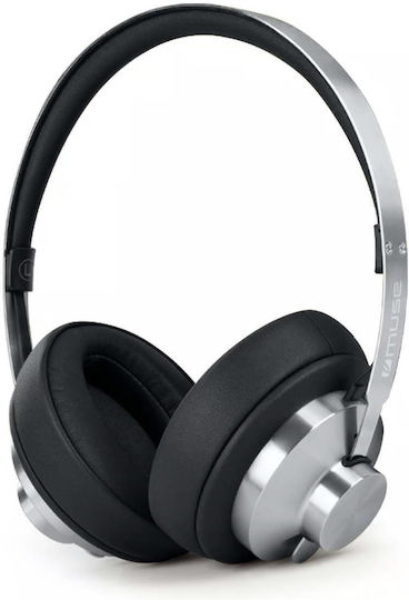 Muse M-298SBL Ενσύρματα Over Ear Ακουστικά Ασημί
