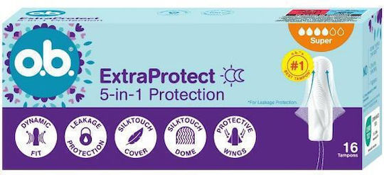 O.b Extraprotect Super Tampons 16 Pcs