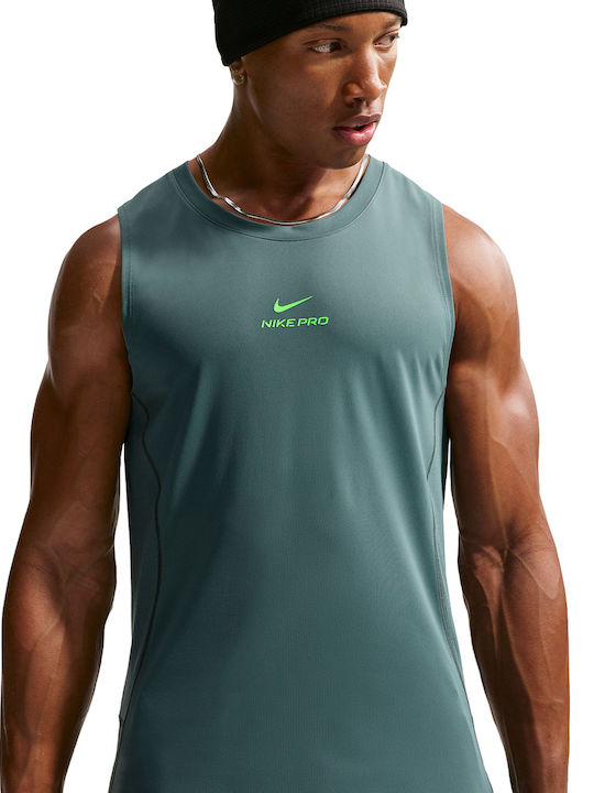 Nike Nike Dri-Fit Blouse Petrol Blue