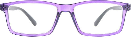 Frog Optical Lesebrillen +3.75 in Lila Farbe