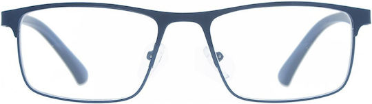 Frog Optical Reading Glasses +3.75 in Blue Color
