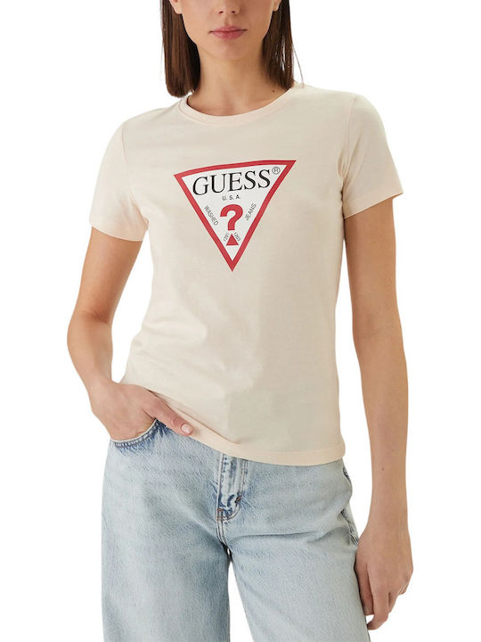 Guess Γυναικεία Μπλούζα Σομόν
