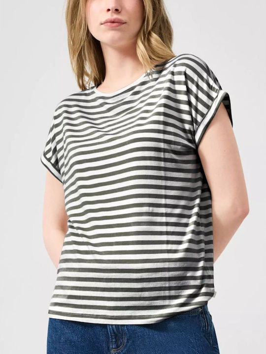 s.Oliver Damen T-Shirt Blau
