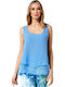 Bluza Damă Fără Mâneci Albastru Deschis Ltblue