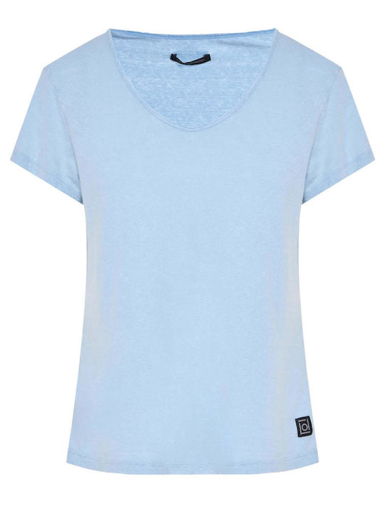 Dirty Laundry Women's Light Blue T-shirt