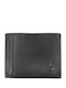 Leather Men's Coin Wallet Black