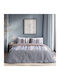 Beauty Home 12572 Σετ Σεντόνια Διπλά 200x260εκ. Μπεζ,γκρι (4τμχ)